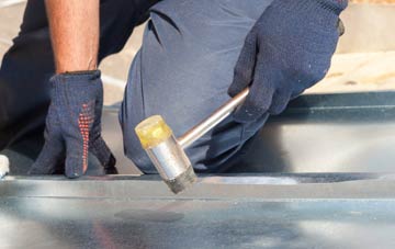 Heaviley metal flat roofing repairs